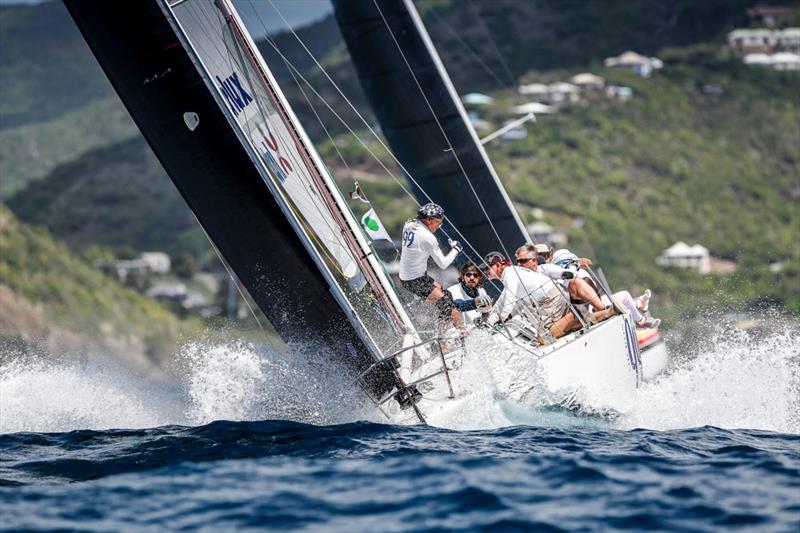 Cary Byerley and Robbie Ferron's Micron 99, Lord Jim on Race Day 4 at Antigua Sailing Week - photo © Paul Wyeth / www.pwpictures.com