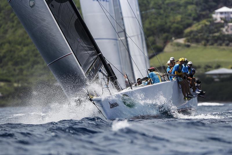 Clint Brooks' Bajan TP52 Conviction win CSA 3 overall at the 50th Antigua Sailing Week - photo © Paul Wyeth / www.pwpictures.com