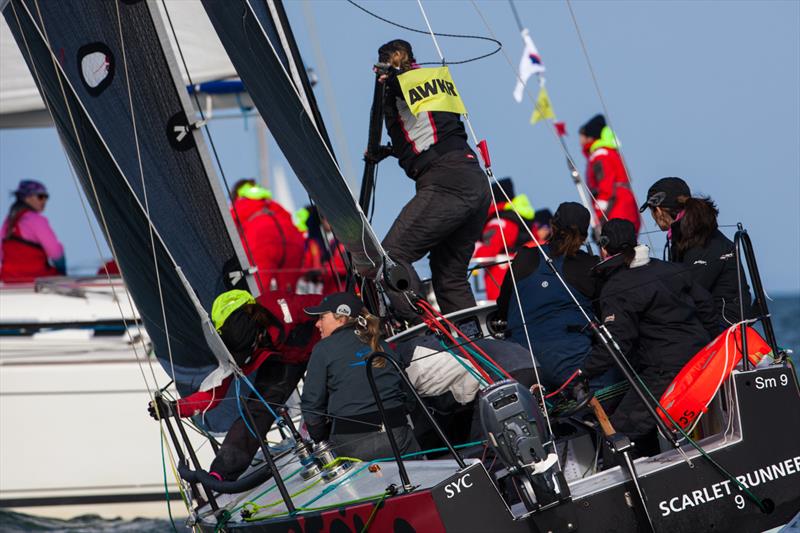 Scarlet Runner 9 set for the 27th Australian Women's Keelboat Regatta photo copyright Bruno Cocozza taken at Royal Melbourne Yacht Squadron and featuring the IRC class