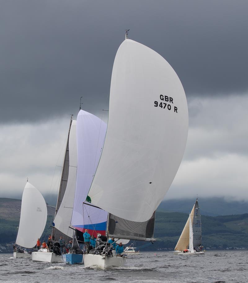 The fleet on day 2 of the Old Pulteney Mudhook Regatta photo copyright Neill Ross taken at Mudhook Yacht Club and featuring the IRC class