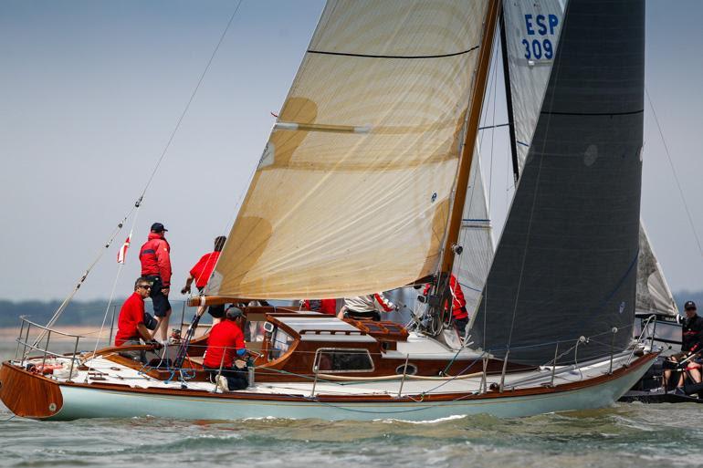 Giovanni Belgrano's 1939 Laurent Giles classic, Whooper photo copyright Paul Wyeth / www.pwpictures.com taken at Royal Ocean Racing Club and featuring the IRC class