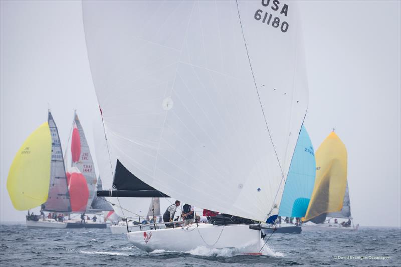 American entry Tschuss competing in Division 0 on day 1 of the O'Leary Life Sovereigns Cup at Kinsale photo copyright David Branigan / Oceansport taken at Kinsale Yacht Club and featuring the IRC class