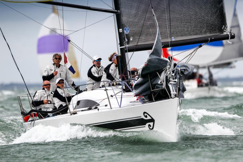 Racing in IRC Three, Philip Plumtree's Halftonner, Swuzzlebubble on day 1 of the IRC Nationals photo copyright Paul Wyeth / www.pwpictures.com taken at Royal Ocean Racing Club and featuring the IRC class