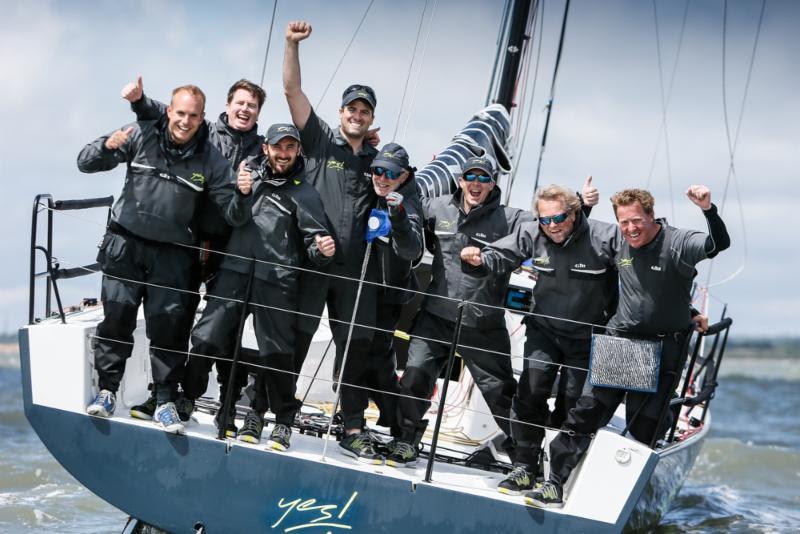 Yes! loses no time in showing her Class Two speed in her debut regatta of the season at the IRC Nationals photo copyright Paul Wyeth / www.pwpictures.com taken at Royal Ocean Racing Club and featuring the IRC class