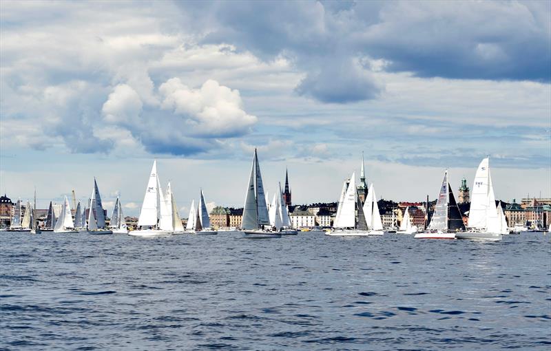 ÅF Offshore Race start photo copyright Linnea Hedberg taken at Royal Swedish Yacht Club and featuring the IRC class