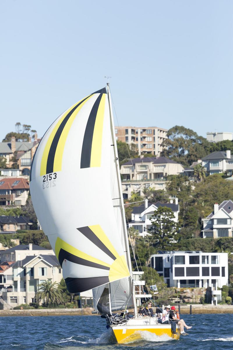 Michael Blaxell's Fiction during the 2017 Land Rover Winter Series photo copyright David Brogan / www.sailpix.com.au taken at Cruising Yacht Club of Australia and featuring the IRC class