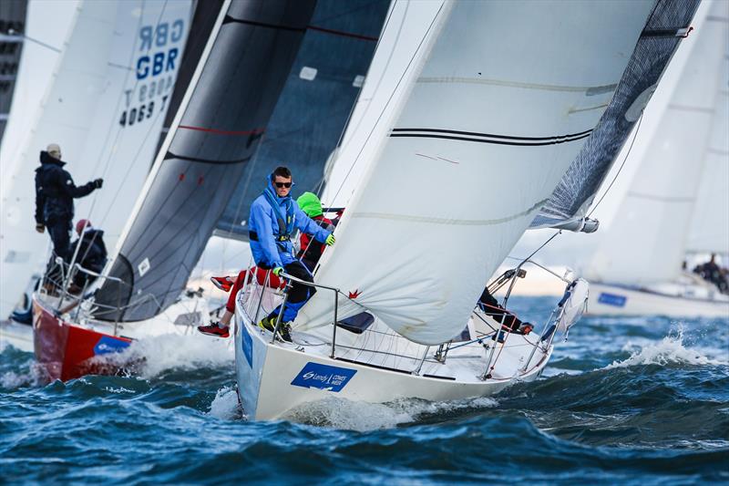 GR8 Banter finishing 6th in IRC 6 Class on day 3 of Lendy Cowes Week 2017 - photo © Paul Wyeth / CWL