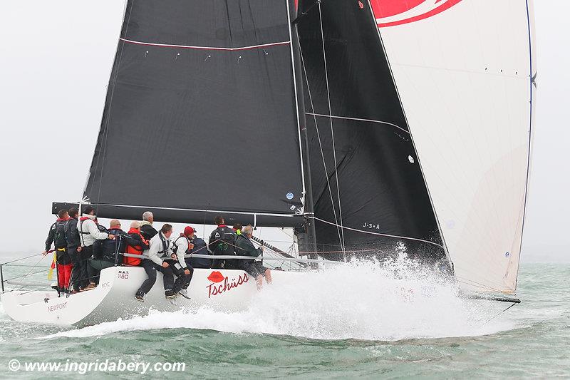 Tschuss on a very windy day 6 at Lendy Cowes Week 2017 photo copyright Ingrid Abery / www.ingridabery.com taken at Cowes Combined Clubs and featuring the IRC class