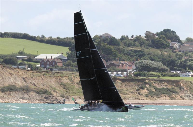 Tonnerre after the Rolex Fastnet Race start - photo © Mark Jardine / YachtsandYachting.com