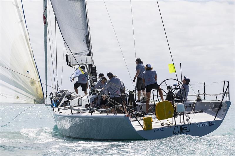M3 on day 1 of Airlie Beach Race Week 2017 photo copyright Andrea Francolin taken at Whitsunday Sailing Club and featuring the IRC class