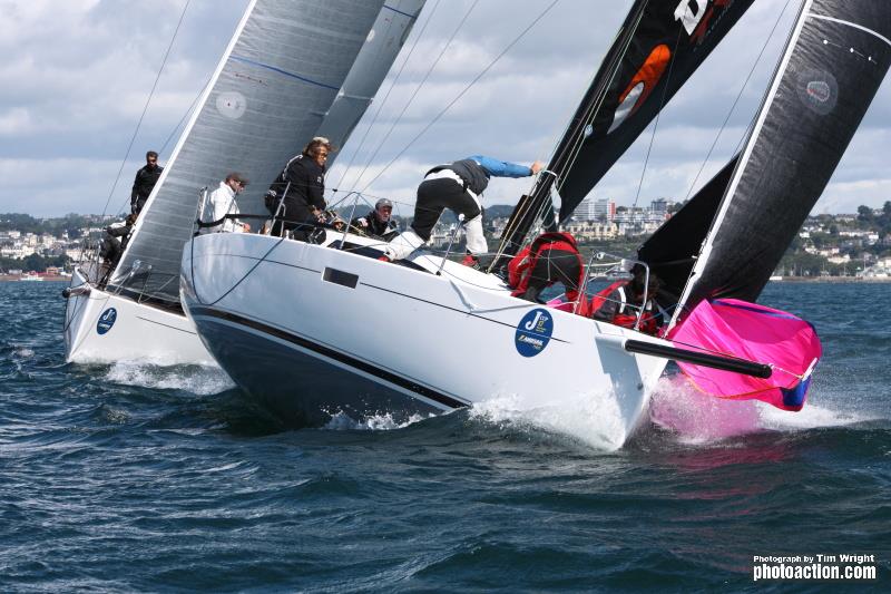 Landsail Tyres J-Cup in Partnership with B&G day 2 photo copyright Tim Wright / www.photoaction.com taken at Royal Torbay Yacht Club and featuring the IRC class