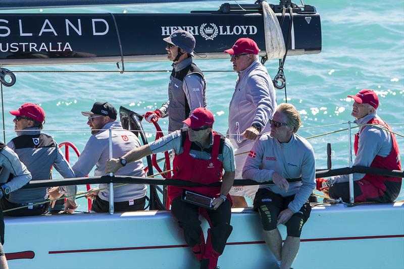 HRH Crown Prince Frederik at the helm of Nanoq (Wild Oats X) on day 1 of Audi Hamilton Island Race Week 2017 - photo © Andrea Francolini