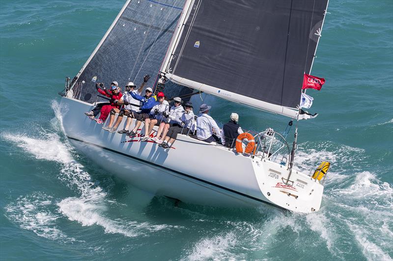 Euphoria Racer Cruiser division winner at Audi Hamilton Island Race Week photo copyright Andrea Francolini taken at Hamilton Island Yacht Club and featuring the IRC class