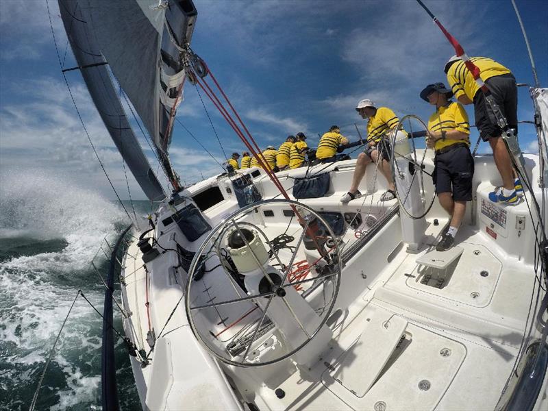 On board Never a Dull Moment on day 1 at SeaLink Magnetic Island Race Week photo copyright Colin Wilson taken at Townsville Yacht Club and featuring the IRC class