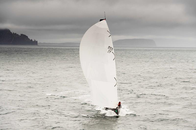 Chinese Whisper passing Cape Raoul in last year's Rolex Sydney Hobart Yacht Race photo copyright Rolex / Kurt Arrigo taken at Cruising Yacht Club of Australia and featuring the IRC class