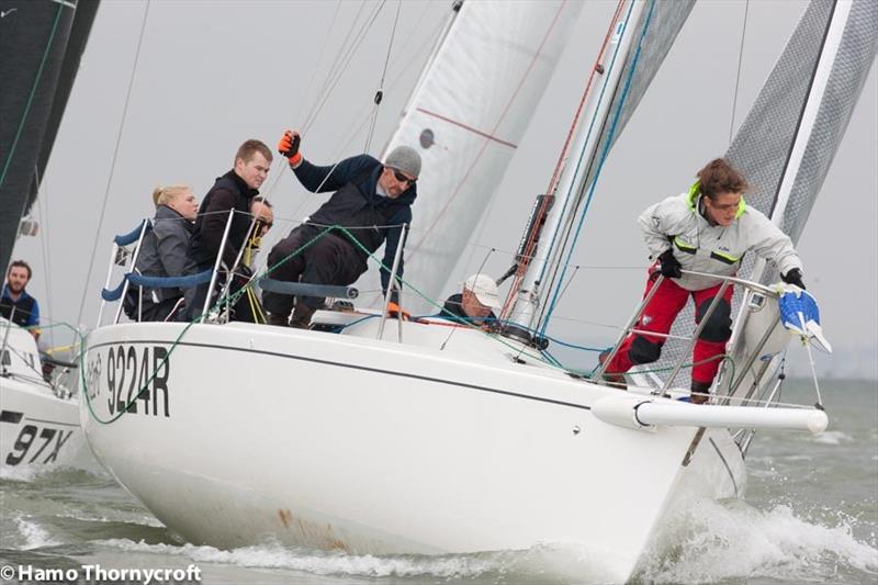 2017 Hamble Winter Series week 3 - photo © Hamo Thornycroft / www.yacht-photos.co.uk