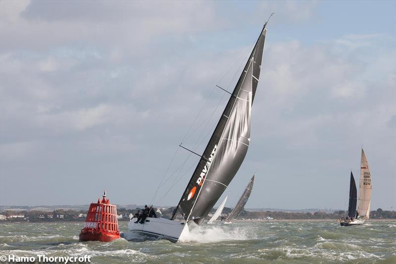 2017 Hamble Winter Series week 4 photo copyright Hamo Thornycroft / www.yacht-photos.co.uk taken at Hamble River Sailing Club and featuring the IRC class