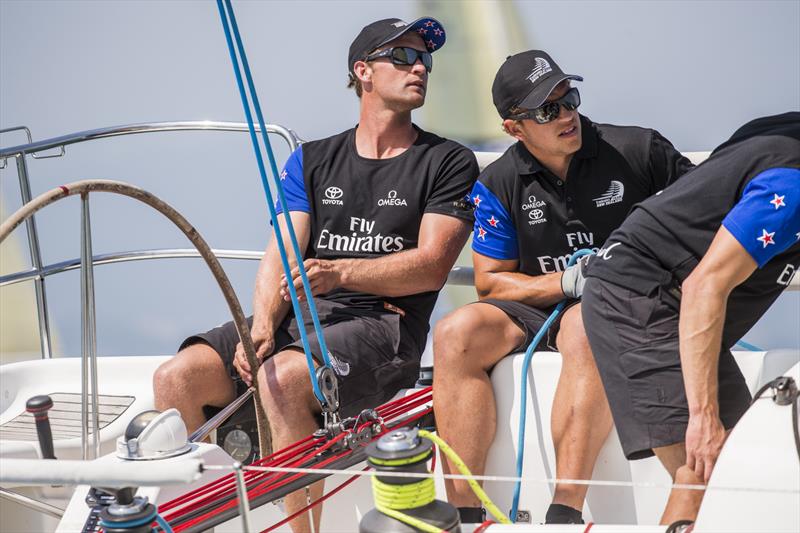 Josh Junior at the helm of Yiihua Pocket Emirates Team New Zealand on day 2 of the 11th China Cup International Regatta photo copyright China Cup / Studio Borlenghi taken at  and featuring the IRC class