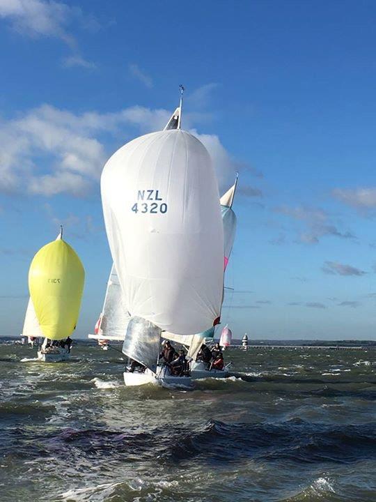 X-ray (First 31.7), Hellaby (1/4 ton) & Surfuit (707) during Medway YC 'Pirates Cave' Autumn Series Race 2 photo copyright Aaron Goodman-Simpson taken at Medway Yacht Club and featuring the IRC class