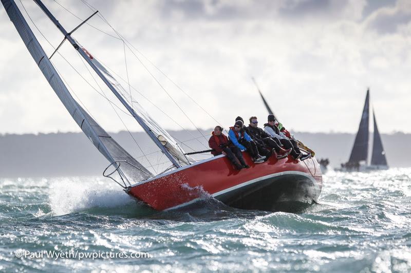 2017 Hamble Winter Series week 6 photo copyright Paul Wyeth / www.pwpictures.com taken at Hamble River Sailing Club and featuring the IRC class