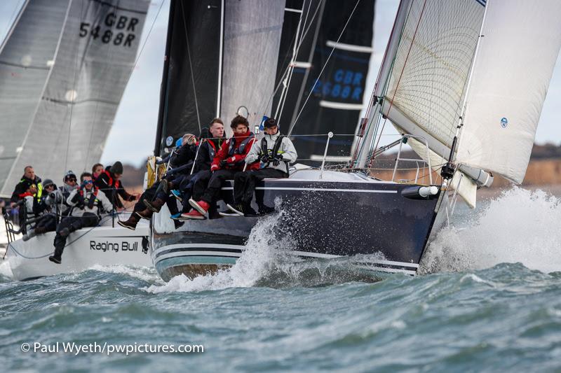 2017 Hamble Winter Series week 6 - photo © Paul Wyeth / www.pwpictures.com