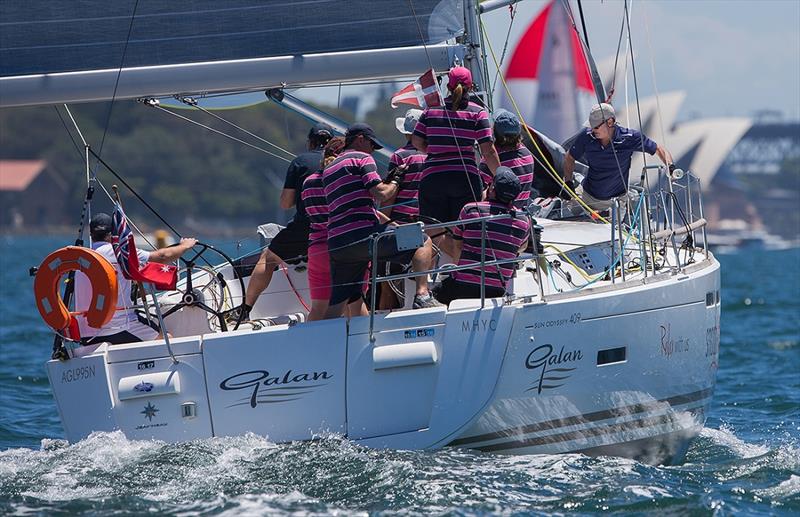 Galan in the Seven Islands Race on day 1 of the 40th Sydney Short Ocean Racing Championship photo copyright Crosbie Lorimer taken at Middle Harbour Yacht Club and featuring the IRC class