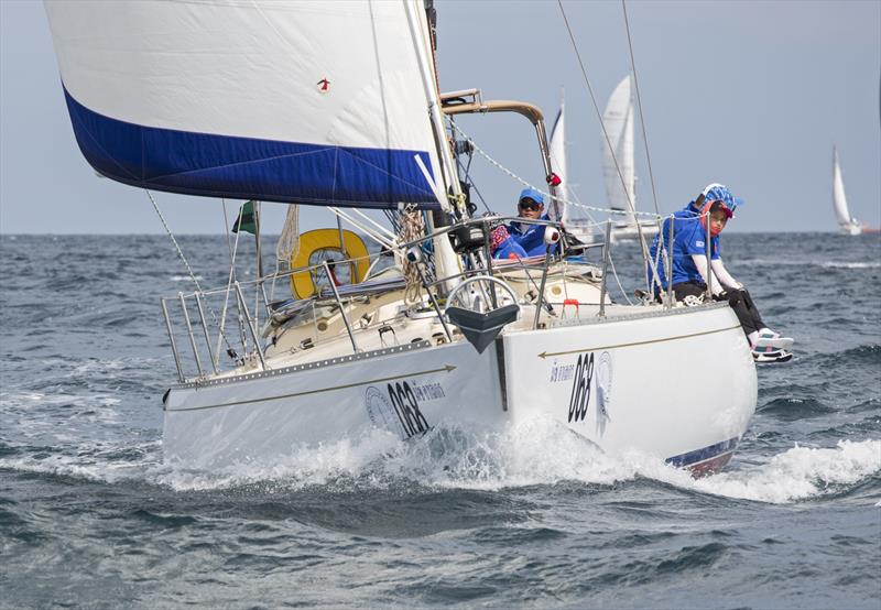 Mermaid (Mas Alegre) on day 3 of the Phuket King's Cup Regatta photo copyright Guy Nowell / Phuket King's Cup taken at Royal Varuna Yacht Club and featuring the IRC class