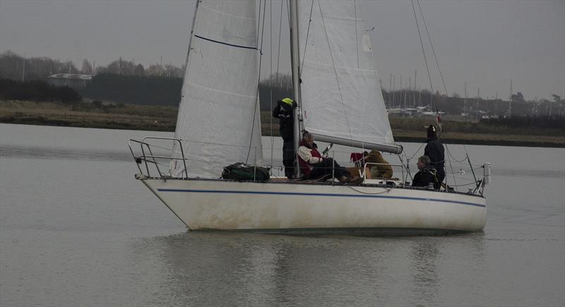 Mantra during race 3 of the Crouch Yacht Club Nutcracker Series - photo © Alan Shrimplin