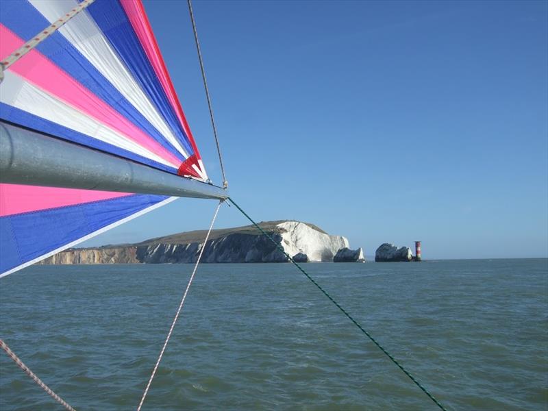 JOGging past the Needles photo copyright Paul Cook taken at Junior Offshore Group and featuring the IRC class