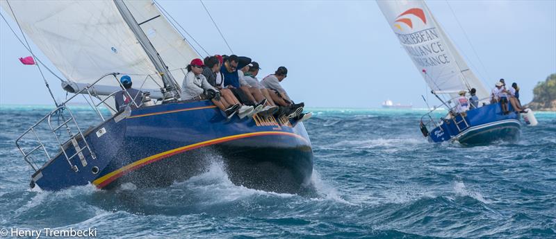 Jolly Harbour Yacht Club Valentine's Regatta photo copyright Henry Trembecki taken at Jolly Harbour Yacht Club and featuring the IRC class