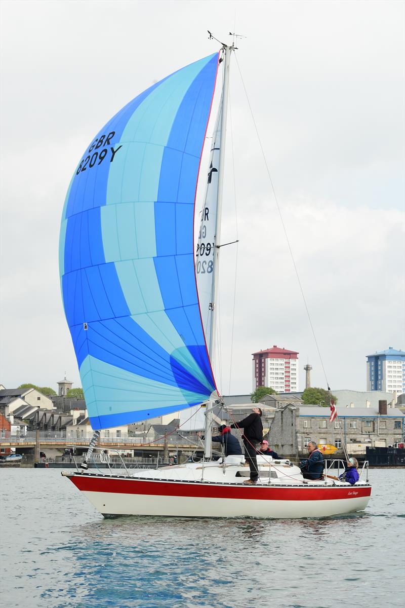 Last Tango during the Saltash Sailing Club Tamar Packaging Spring Series photo copyright John Baldry taken at Saltash Sailing Club and featuring the IRC class