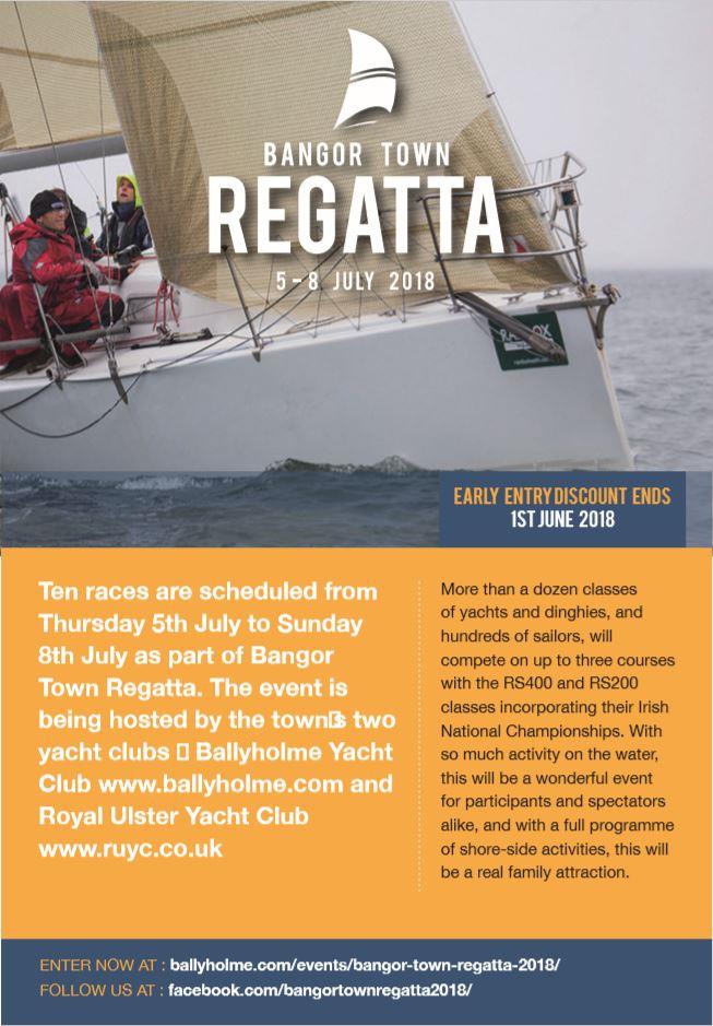 Bangor Town Regatta 2018 photo copyright Bangor Town Regatta taken at Ballyholme Yacht Club and featuring the IRC class