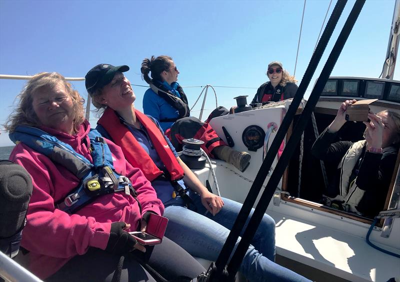 Enjoying the fantastic sailing conditions in the bay photo copyright RYA North East taken at Scarborough Yacht Club and featuring the IRC class