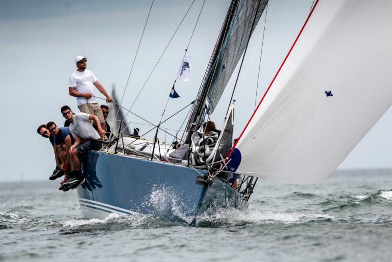 Scots Rod Stuart and Bill Ram on their Corby 37 Aurora was elevated to second in class after a 2-1 on day 3 of the 2018 IRC European Championship and Commodores' Cup photo copyright Paul Wyeth / www.pwpictures.com taken at Royal Ocean Racing Club and featuring the IRC class