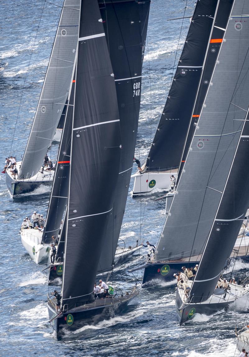 The Rolex Girgaglia fleet depart from Saint-Tropez photo copyright Rolex / Kurt Arrigo taken at Yacht Club Italiano and featuring the IRC class