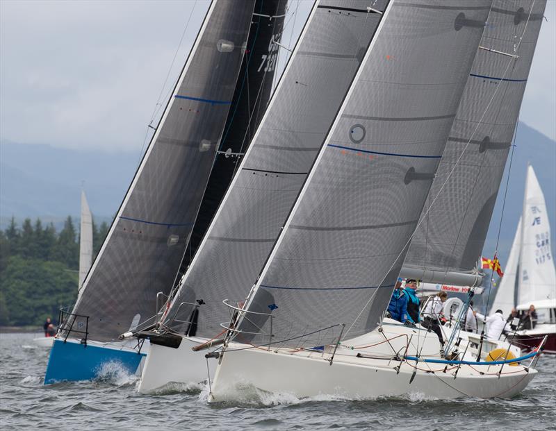RC35 start at the 2018 Mudhook Regatta photo copyright Neill Ross taken at Mudhook Yacht Club and featuring the IRC class