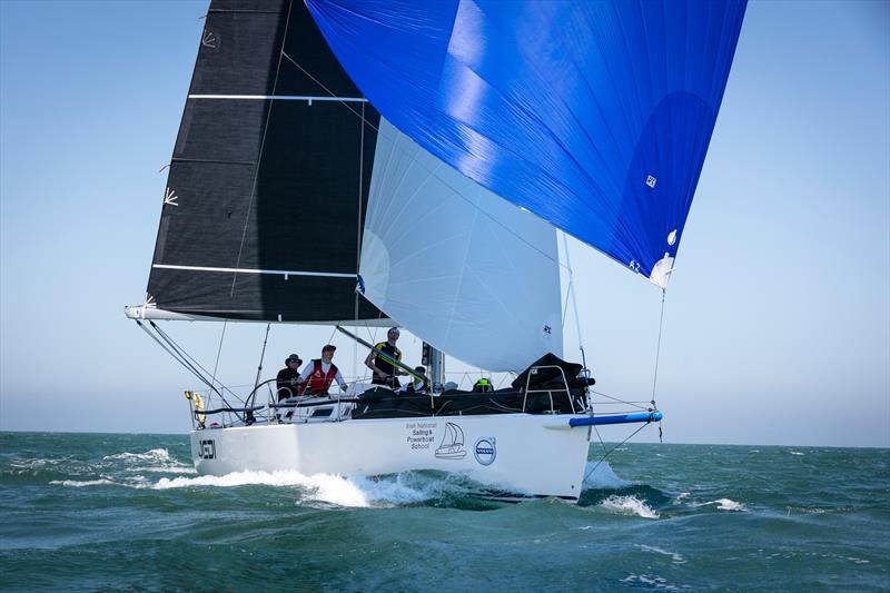 Jedi during the 2018 Volvo Round Ireland Race photo copyright David Branigan / Oceansport taken at Wicklow Sailing Club and featuring the IRC class