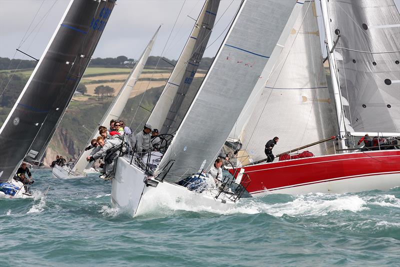 Racing at Dartmouth Sailing Week 2014 photo copyright Peter Newton taken at Royal Dart Yacht Club and featuring the IRC class