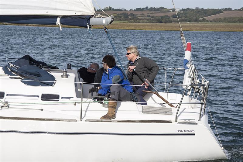 Local Handicap winner Jeannie during race 1 of the Crouch YC Autumn Series photo copyright Alan Shrimplin taken at Crouch Yacht Club and featuring the IRC class