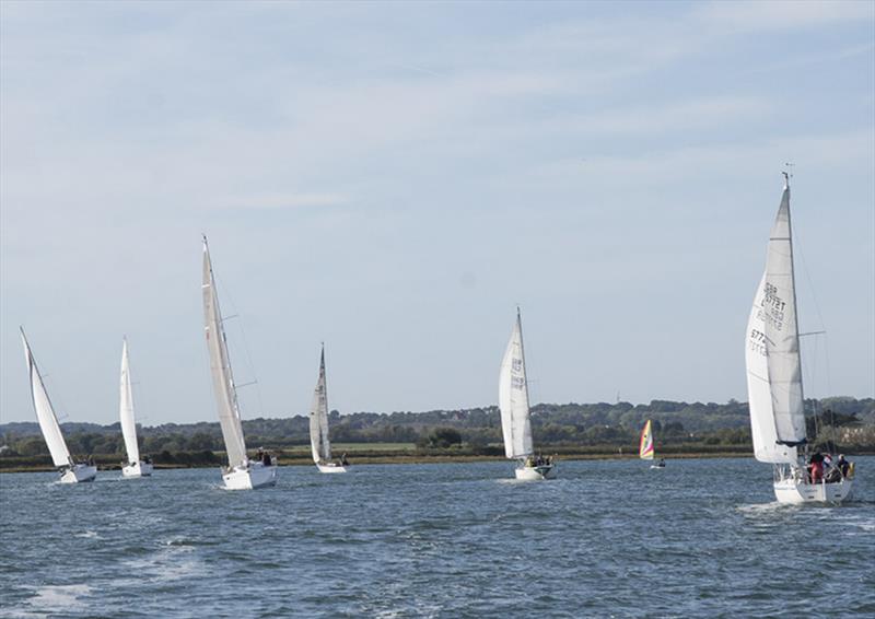 Race 1 of the Crouch YC Autumn Series photo copyright Alan Shrimplin taken at Crouch Yacht Club and featuring the IRC class
