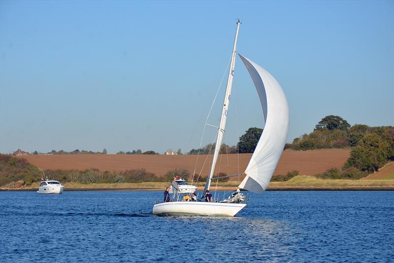 Mantra during Crouch YC Autumn Series race 3 photo copyright Alan Shrimplin taken at Crouch Yacht Club and featuring the IRC class