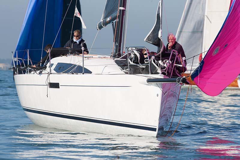 Davanti Tyres during week 3 of the HYS Hamble Winter Series photo copyright Hamo Thornycroft / www.yacht-photos.co.uk taken at Hamble River Sailing Club and featuring the IRC class