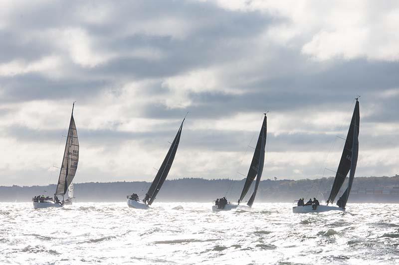 Racing on week 4 of the HYS Hamble Winter Series - photo © Hamo Thornycroft / www.yacht-photos.co.uk