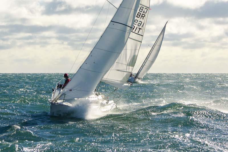 Rum Juggernaut (GBR1691T, MG 27) on day 3 of the Poole Bay Winter Series - photo © Parkstone YC Poole Bay Winter Series