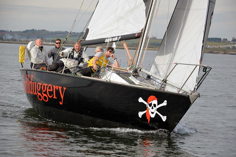 Skullduggery during Crouch YC Autumn Series race 4 photo copyright Alan Shrimplin taken at Crouch Yacht Club and featuring the IRC class