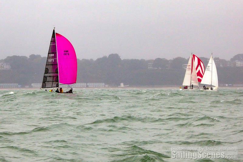 MS Amlin QT (GBR1972) on day 5 of the Poole Bay Winter Series photo copyright David Harding / www.sailingscenes.com taken at Parkstone Yacht Club and featuring the IRC class