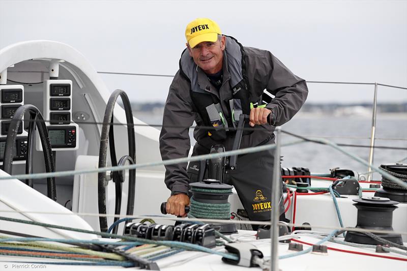 Sidney Gavignet on board Café Joyeux during the Route du Rhum-Destination Guadeloupe - photo © Pierrick Contin