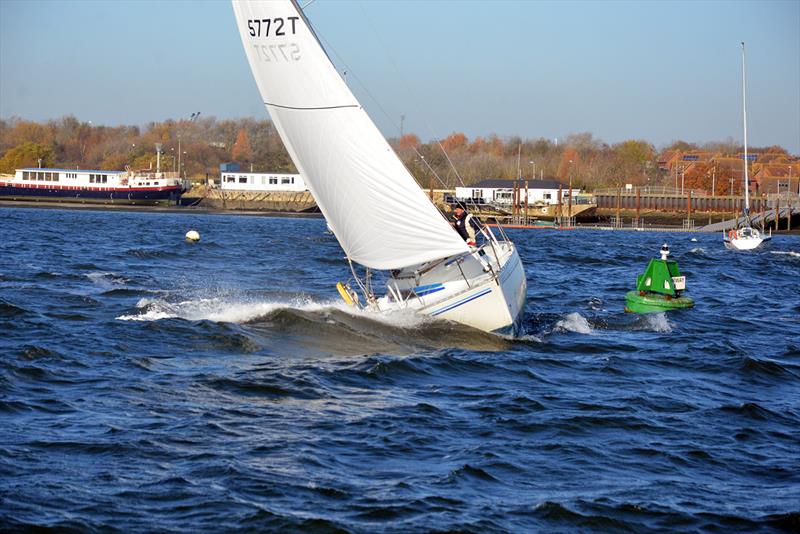 Crouch Yacht Club Autumn Series race 7 - photo © Alan Shrimplin