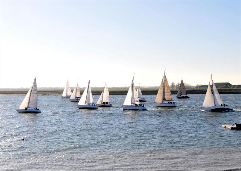 Crouch Yacht Club Autumn Series race 7 photo copyright Alan Hanna taken at Crouch Yacht Club and featuring the IRC class