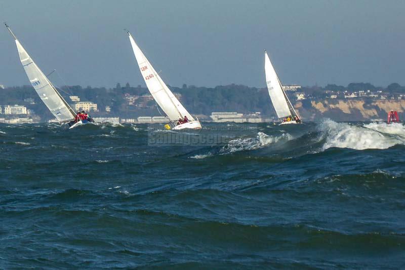 It's Now or Never (509X, Beneteau First 260 Spirit) on day 6 of the Poole Bay Winter Series photo copyright David Harding / www.sailingscenes.com taken at Parkstone Yacht Club and featuring the IRC class